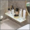 Big Luxury bathroom shelf with Mable glass plate