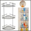 3 layer aluminium corner shelf