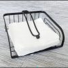 Rectangle shape Metallic clipping  serviette holder
