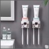 New mountable toothpaste/toothbrush holder set