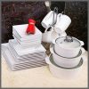 31pcs square ceramic dinner set