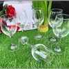 6pcs 310ml clear quality redwine glasses