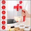 Manual pancake dispenser/maker