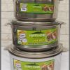 3pcs Big Size Happy Home Hotpot set