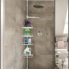 260cm 4 Tier Adjustable Telescopic Multi-Corner Shelf Organiser