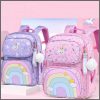 Cartoon children rainbow school bag