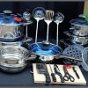 30pcs Marwa stainless steel cookware set