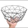 Geometric metallic storage holder