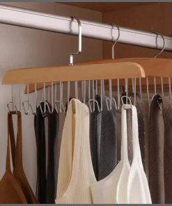 Wooden plank multipurpose 8 hook hanger