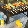 Foldable Portable barbecue charcoal grill