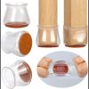 4pcs Transparency Anti-slip Silicon Furniture Leg Protection Cover