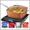 Multipurpose non stick copper square casserole 4pcs pan