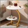Nordic luxury double layer side table