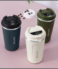 550ml Digital stainless steel coffee mug