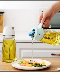 650ml Automatic Opening Glass Oil Bottle