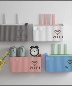Wall mounted wireless WiFi router box/cover