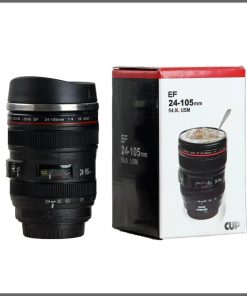 450ml Camera Lens travel thermal Mug