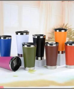500ml Portable thermal cup with opener