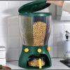 360 degree rotating 4 grid grain dispenser