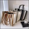 Elena Stripped Tote Bag