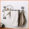 Sunction double towel holder