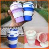 350Ml Folding portable silicon collapsible cup