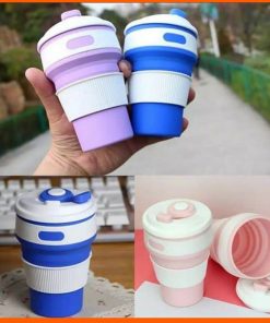 350Ml Folding portable silicon collapsible cup