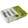 Expandable drawer cutlery organizer
