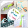 Multipurpose curved cleaning brush set