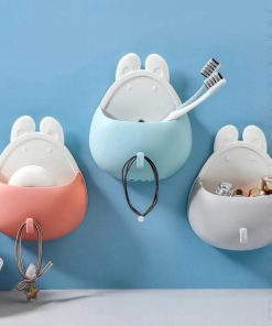 Seamless toothbrush holder