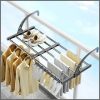 50-80CM Foldable Clothes Drying Rack Stainless Steel for Balcony