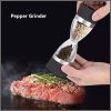 Glass 2 in1 Salt Pepper Mills,  Pepper Grinder, Sesame, Spice Grinder, Kitchen spice jar