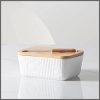 400ml Porcelain butter set