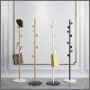 Marble base Luxury coat rack floor standing clothes hanger