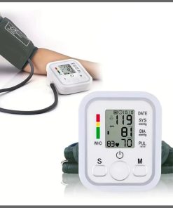 Automatic Digital ARM Blood Pressure Monitor Tensiometer Heart Rate Pulse Meter BP Monitor