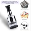 Hand pressure onion chopper