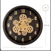 32cm Rotating moving gear wall clock