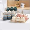 Ceramic seasoning jar set