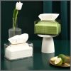 5-Grid layered cosmetic organizer