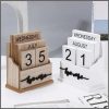 Wooden Calendar Home Decor