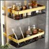 Luxury wall mounted bathroom shelf