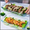 3Pcs Baking & microwaveable glass casserole