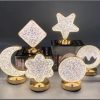 Rechargeable Creative table lamp warm and white light