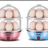 Double Electric egg Boiler Steamer Cooker