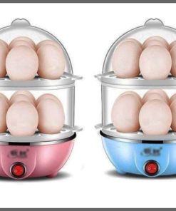 Double Electric egg Boiler Steamer Cooker