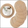 6Pcs Round Woven Placemats Set
