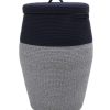 Grey Big Decorative multiple purposes rope Basket