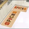 Rubber kitchen mat with rubber bottom