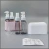 4in1 50ml Travel Bottle set For Shampoo, Shower Gel,Hand wash