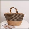 Large Capacity Bamboo straw woven bag